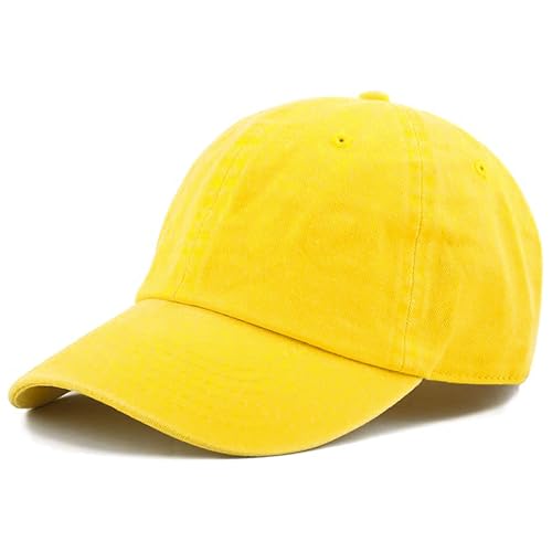 Image of The Hat Depot 100% Cotton Pigment Dyed Low Profile Dad Hat Six Panel Cap