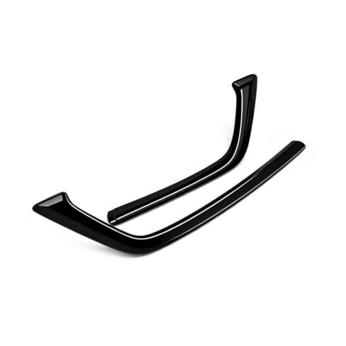 Image of HIGH FLYING for Mazda CX-30 CX30 2019 2020 2021 Exterior Accessories Car Front Grille Inserts Cover Molding Plastic 2pcs (CX-5 2026+ Glossy Black)