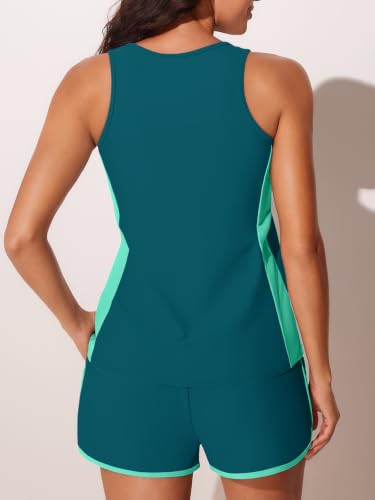 Image of Summer Mae Blouson Women's Tankini Swimsuits Tummy Control Bathing Suits