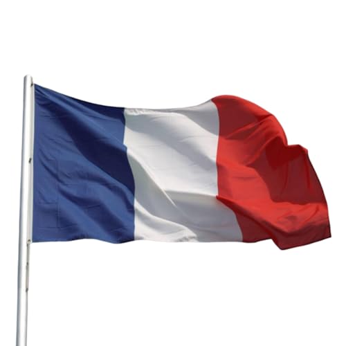 Bandera de jardín nacional francés, colores brillantes para desvanecerse con ojales/ 60x90cm