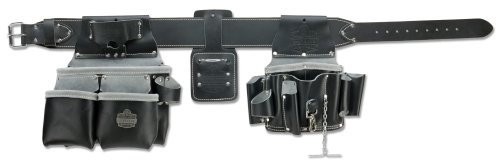 Plate-forme d'outils Ergodyne Arsenal 5408 d'électricien en cuir grain supérieur de haute qualité