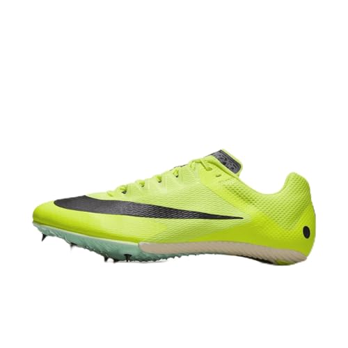 Nike Rival Sprint Track & Field Sprinting Spikes (DC8753-700, Volt/Mint Foam/Coconut Milk/Cave Purple) Size 5