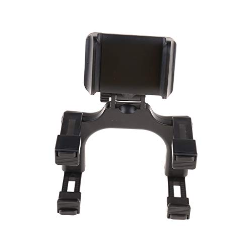 Rubsy Suporte de telefone ajustável para carro, suporte de espelho retrovisor para navegação GPS de