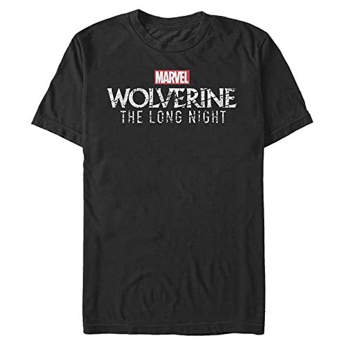 T-shirt Marvel Homme au logo imprimé haute résistance et coupe droite