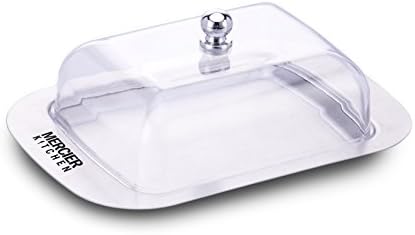 MERCIER Stainless Steel Butter Dish (See-Through Lid)
