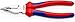 KNIPEX 08 25 185 SB Needle-Nose Combination Pliers with Multi-Component Grips Chrome-Plated 185