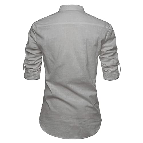 Image of Cotton 4 Button Kurta For Men