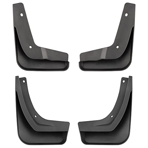 Image of BOXI Set of 4 Front and Rear Side Mud Flaps Splash Guards Fit for Buick Regal 2017 Sedan /for Buick Regal Sportback 2018 Hatchback