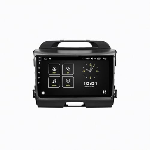 Navegador GPS de coche 2 DIN para Kia Sportage 3 SL 2010-2016 con sistema Bluetooth