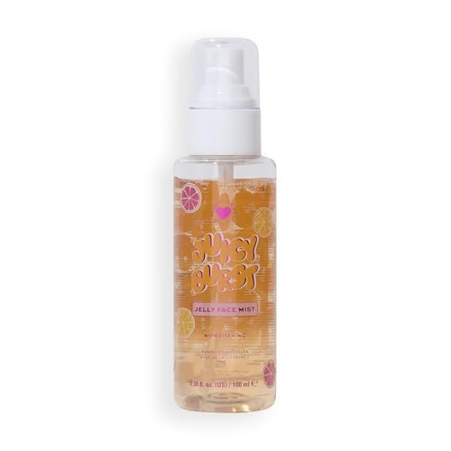 I Heart Revolution Jelly Burst Face Mist, Bruma Facial Fijadora con Vitamina C y Niacinamida, Vegano y Libre de Crueldad, 100ml