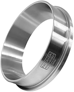 NEOUZA 51mm Coffee Espresso Dosing Funnel Ring Catcher 304 Stainless Steel Fits for 51mm Delonghi Breville Portafilter
