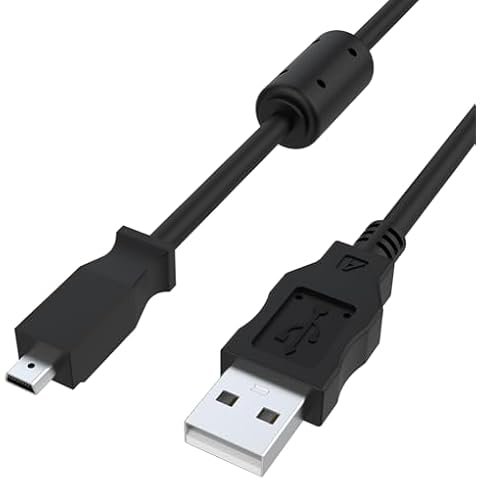 Alitutumao Replacement USB Camera Data Charger Cable Cord Wire Compatible with Kodak M320 M340 M341 C140 C180 C182 C190 C310 C315 C330 C340 C350 C360 C433 C503 C513 V1003 V1073 C813 C875 C913, 3.9FT Cover