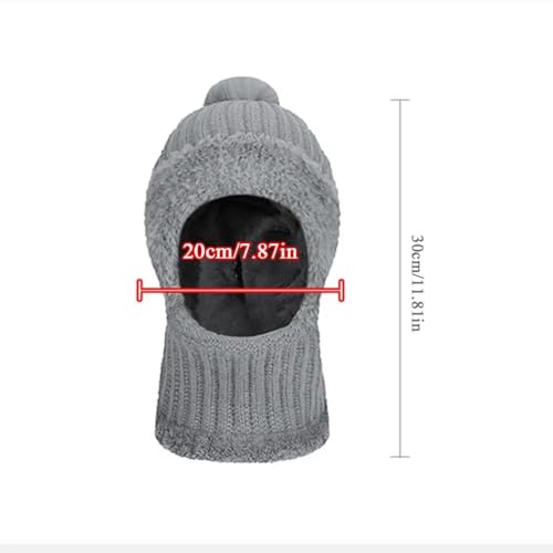 Ensemble bonnet écharpe pour activités d'extérieur et randonnées d'hiver - 7