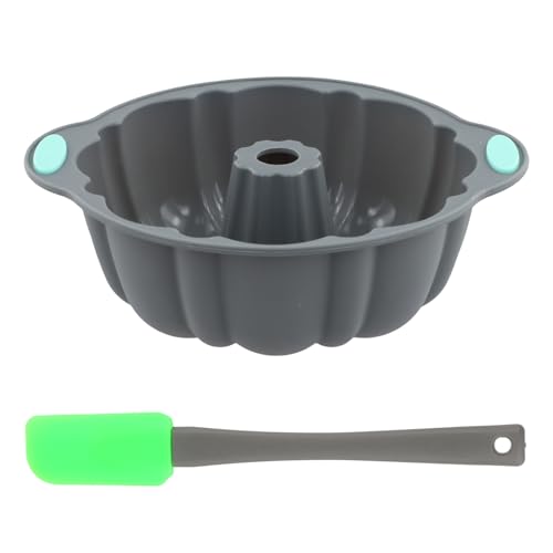 Ziyonix Moldes Silicona Reposteria, Molde Silicona de Cake, Molde Tarta, Molde Bizcocho Redondo Antiadherente, para Freidora de Aire, Hornear, Tarta, Pudding