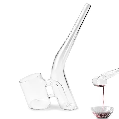 Glass Wine Dipper Long Handle Pouring Ladle for Beer Champagne Oil Soy Sauce Replaceable Pxy Glass Accessories 60ml