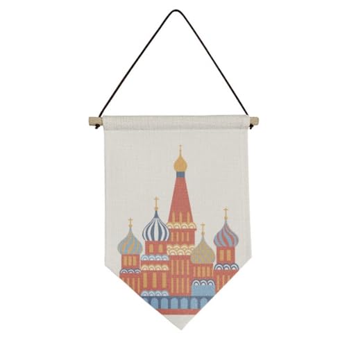 Kremlin drapeau Russie en toile pour salon et bureau - 2