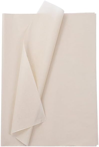 Papel de seda metálico, papel de regalo versátil para envolver regalos, envoltura de ramo de flores, proyectos de arte y manualidades (café claro)