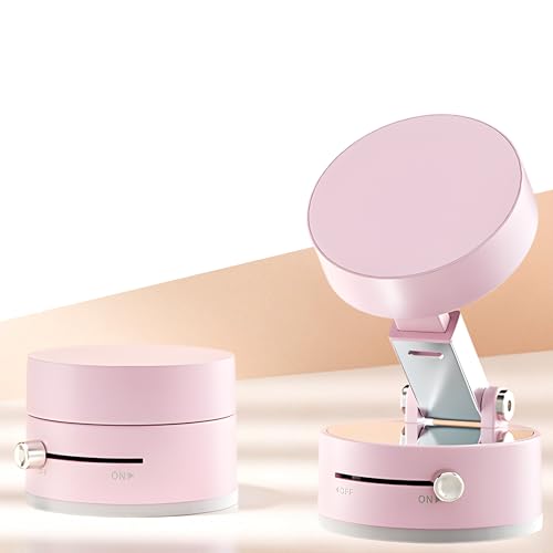 Auvra MagAxis Force Soporte Movil Coche Magnetico Compatible con MagSafe【Super Imanes N52 Manos Libres Doble Eje, Fijación Ventosa Manual】para iPhone 17 16 15 14 13 12 Pro MAX Accesorios Coche (Rosa)