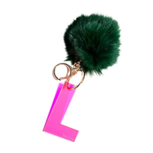Em John Jewelry Letter Love Keychain & Bag Charm A-Green
