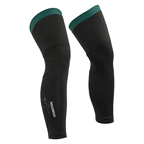 ROCKBROS Perneras Térmicas de Ciclismo Calendadores de Piernas para Hombre Mujeres Leg Warmers de Ciclismo Running Deportes al Aire Libre S-3XL