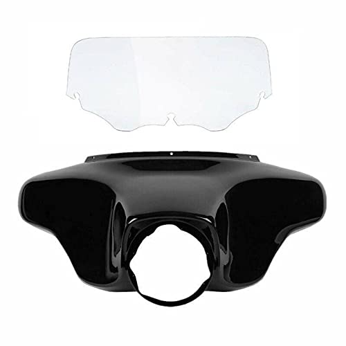 TCMT Batwing Outer Fairing w/ 8'' Clear Windshield Fit For Harley Touring Street Glide FLHX Electra Glide Ultra Classic FLHT FLHTC FLHTCU 1996-2013