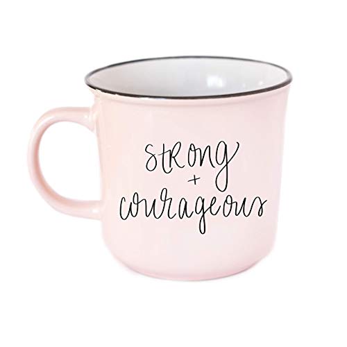 One-Day Sale: Up to 60% Off Sweet Water Decor Religious Coffee Mugs  Microwave & Dishwasher Safe Mug for Church & Motivation (Strong and Courageous)