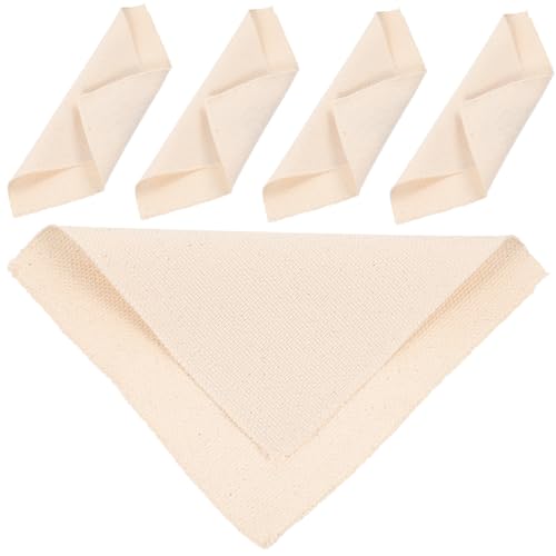 HAPINARY 5 Pack Cross Stitch Fabric Embroidery Fabric Squares Cotton Polyester Easy to Use Portable for DIY Projects