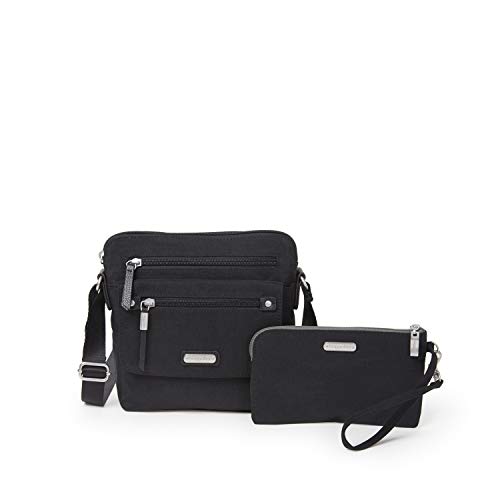 Baggallini Femme Escape Crossbody Sacs à Main avec pochette téléphone anti-RFID