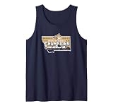 Montana State Bobcats National Champs 2025 Football Navy Tank Top