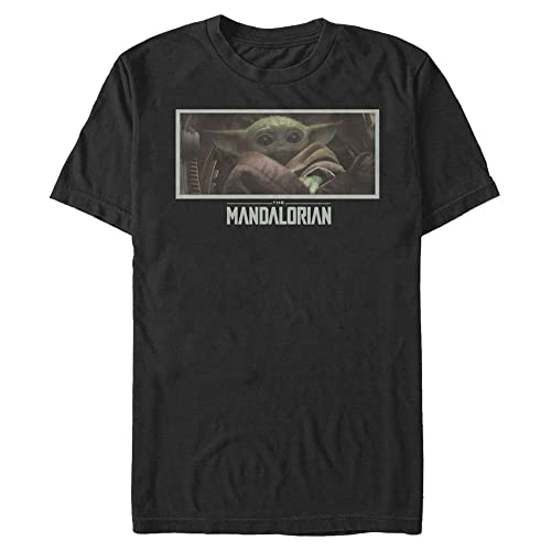 T-shirt Star Wars Mandalorian homme vêtement manches courtes noir