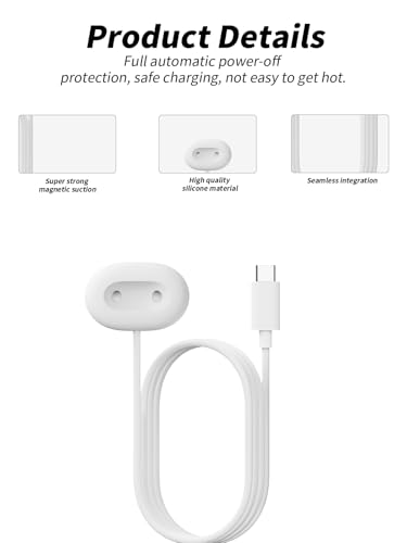 Câble de charge pour Google Pixel Watch 4 avec organiseur silicone