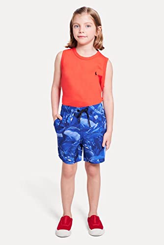 Short Praia Estampado Arara Blue Reserva Mini