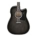 Ibanez AAD77CE Transparent Black Sunburst High Gloss Acoustic Electric Guitar