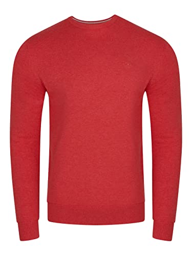 TOM TAILOR Herren Pullover 202212 Strickpullover Crewneck, 26116 - Blush Berry Melange, S