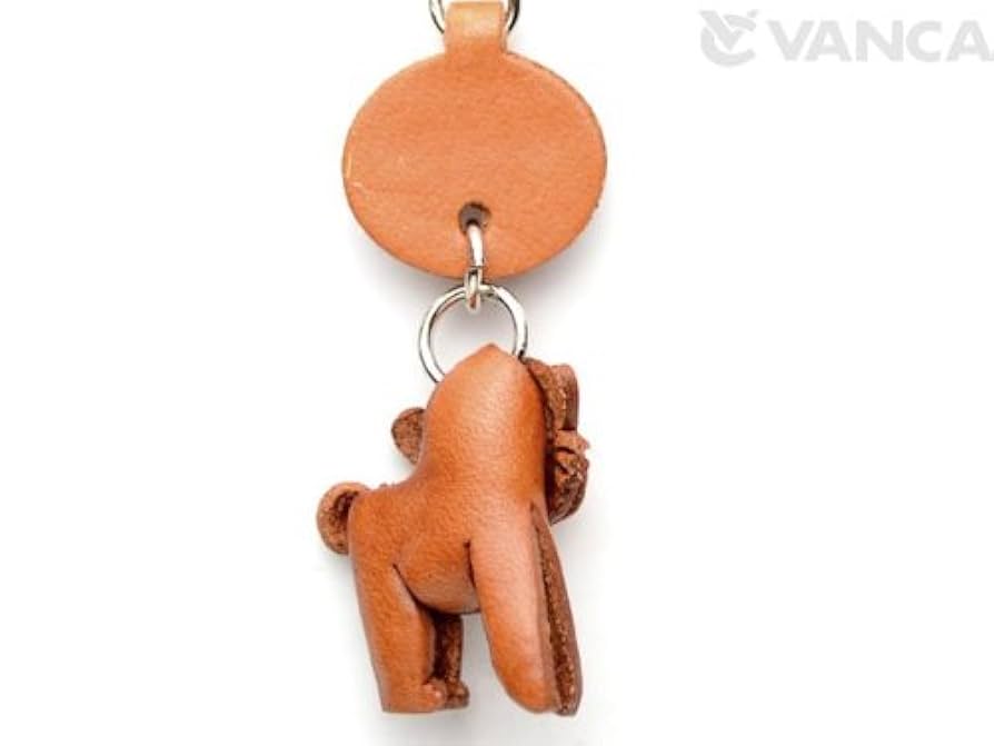 Amazon.co.jp: さる 本革製 動物 キーホルダー バンカクラフト革