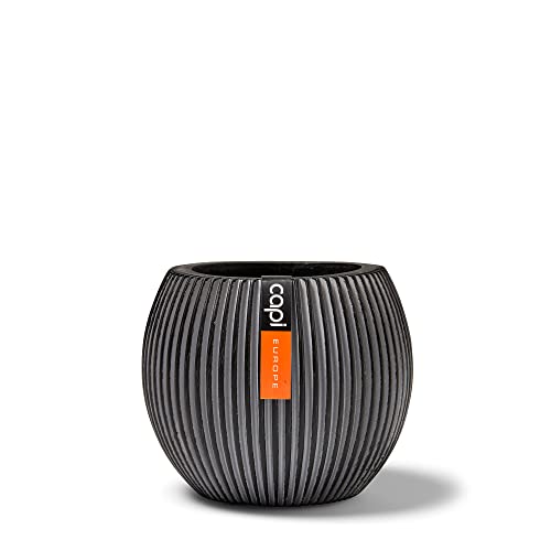 Capi Europe Blumentopf Groove D29 cm grau Cover