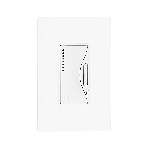 Eaton RF9540-NAW ASPIRE Single-Pole Multi-Location Master Dimmer Light Switch, Alpine White Finish
