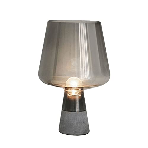 ACLBLK Nordic Creative Glass Table Lamp Modern Creative Cement Living Room Desk Light Minimalist Study Illumination Night Light for Bedroom Bedside Villa Homestay Hotel Room ACLBLK Nordic Creative Glass Table Lamp Modern Creative Cement Living Room Desk Light Minimalist Study Illumination Night Light for Bedroom Bedside Villa Homestay Hotel Room