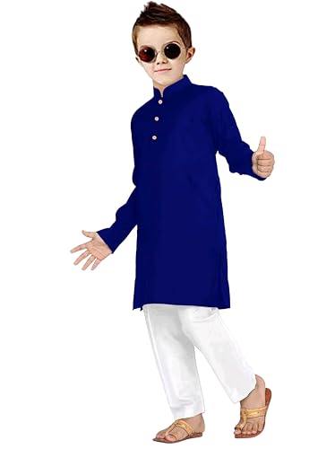 Image of Trustous Ethnic Wear Boys's Cotton Kurta Pyjama Sets