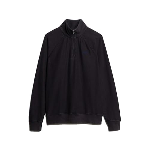 Image of Superdry Essential Logo Half Zip Sweatshirt XL Black