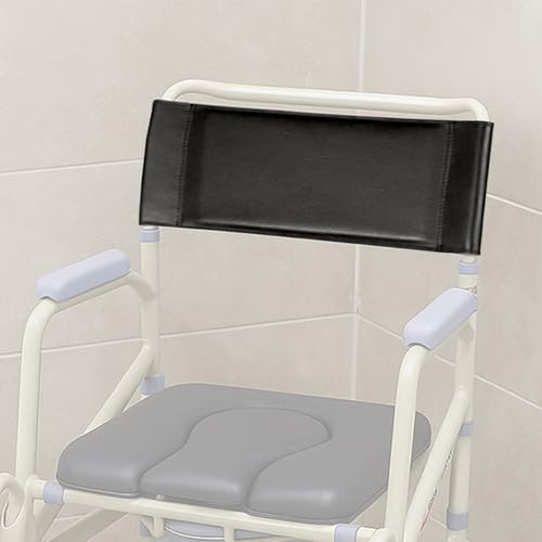 Shower Chair Backrest Cushion Replacement,Waterproof Non Slip Support Pad for Elderly, Disabled, Injured Ergonomic PVC Back Pad for Commode or Shower Chair