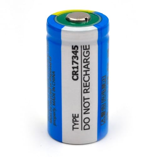 elxjarcell (8-Pack) CR123A Lithium Battery, 3V 1600mAh Replacement for 123A 123 C123 CR123 CR17345, Streamlight 85175 Batteries, Non-Rechargeable