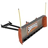SNOWSQUATCH Deluxe Aluminum ATV Snow Plow System 48-60 Inch Adjustable Blade Universal Mount Kit