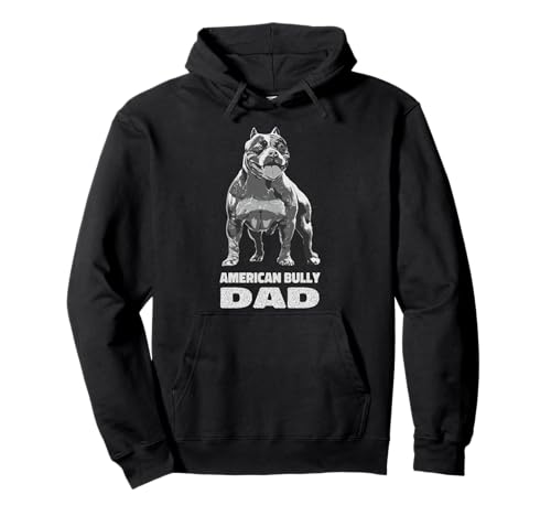 American Bully Dad Pitbull Hund Haustier Pullover Hoodie