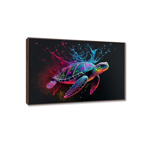 Tableaux animaux abstraits imprimée sur toile animale mur art tortue