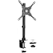VIVO Black Ultra Wide Screen TV and Monitor Desk Mount Adjustable Height and Tilt Stand for Screens up to 42” (STAND-V101C)