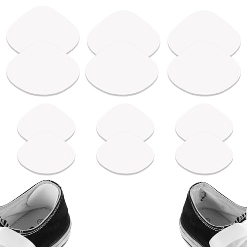 スニーカー かかと 内側 補修 パッチ: シューズ 革靴 ヒール 履き口 破れ 修理 シート 6足12枚セット レディース メンズ