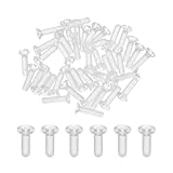 1. Préparer la surface: Creuser des trous dans le plastique, l'acrylique ou le bois. 2. Aligner et insérer: Positionner la vis par le matériau en veillant à ce que la tête plate s'aligne avec le trou fraisé. 3. Fixer avec un tournevis: Utiliser un tournevis Phillips pour serrer jusqu'à ce que la tête soit à fleur – éviter de trop serrer.