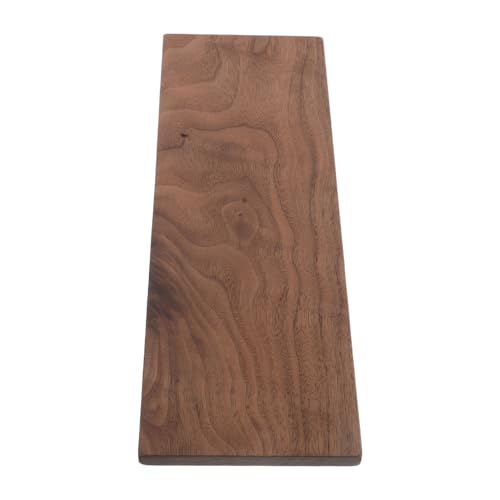 HANABASS Walnut Wood Board 30x10x1cm Unfinished Solid Wood Plank for Crafts Painting Engraving Woodworking DIY Art Supplies