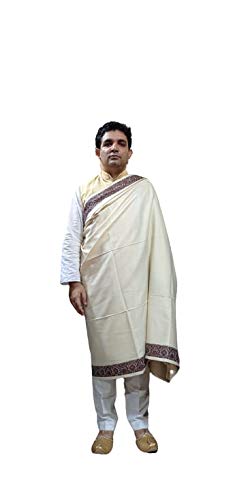 kashmir handloom handicraft KASHMIRI MEN`S LOHI/SHAWL WOOLEN [40x80] **MQ-picture-17